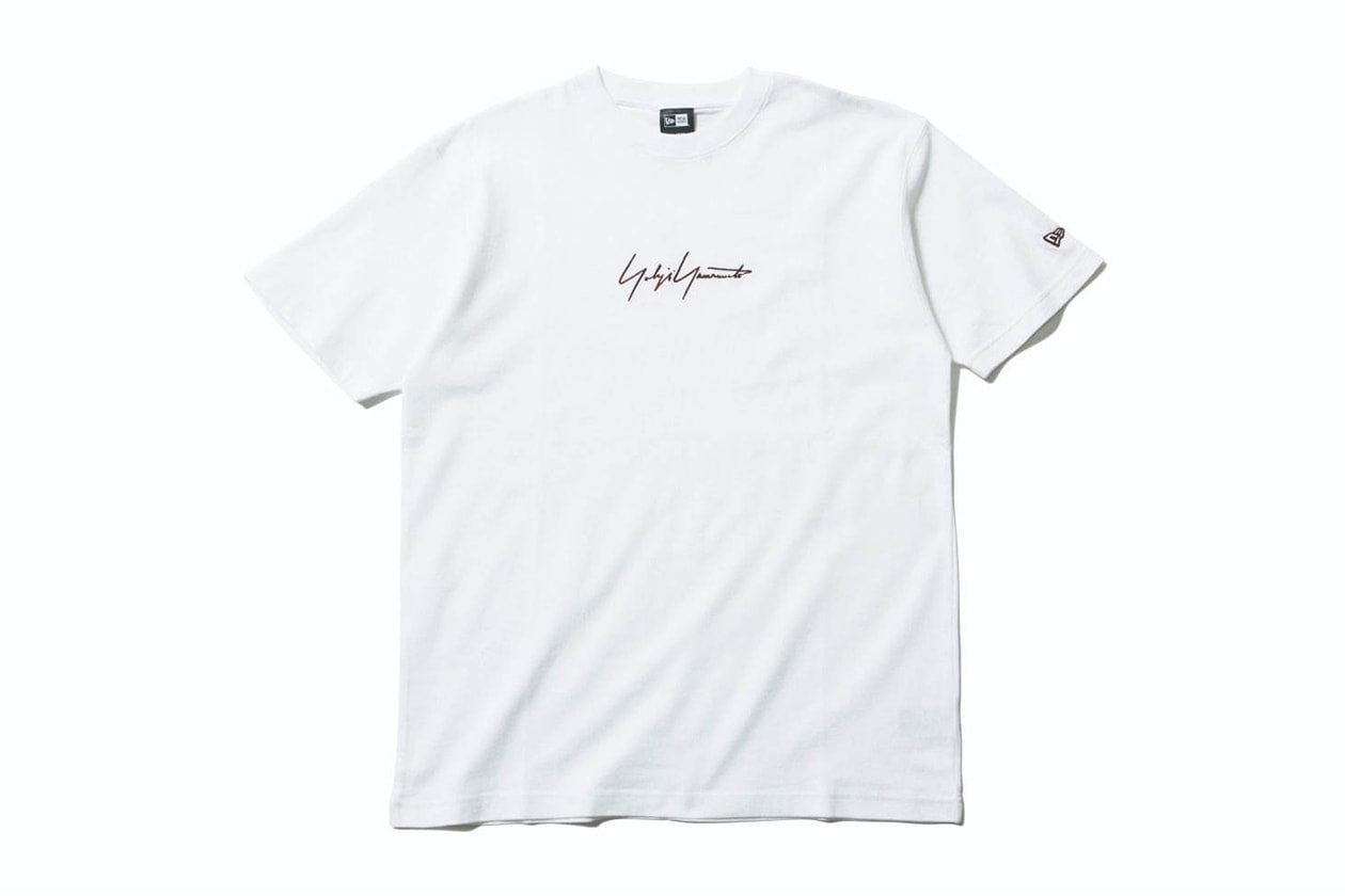 New Era japan yohji yamamoto collaboration collection hat snap back strap flat brim curved logo embroidery text fall winter 2019 fw19 backpack sling tote pouch bag document case gloves touch screen tee shirt drop release date november 1