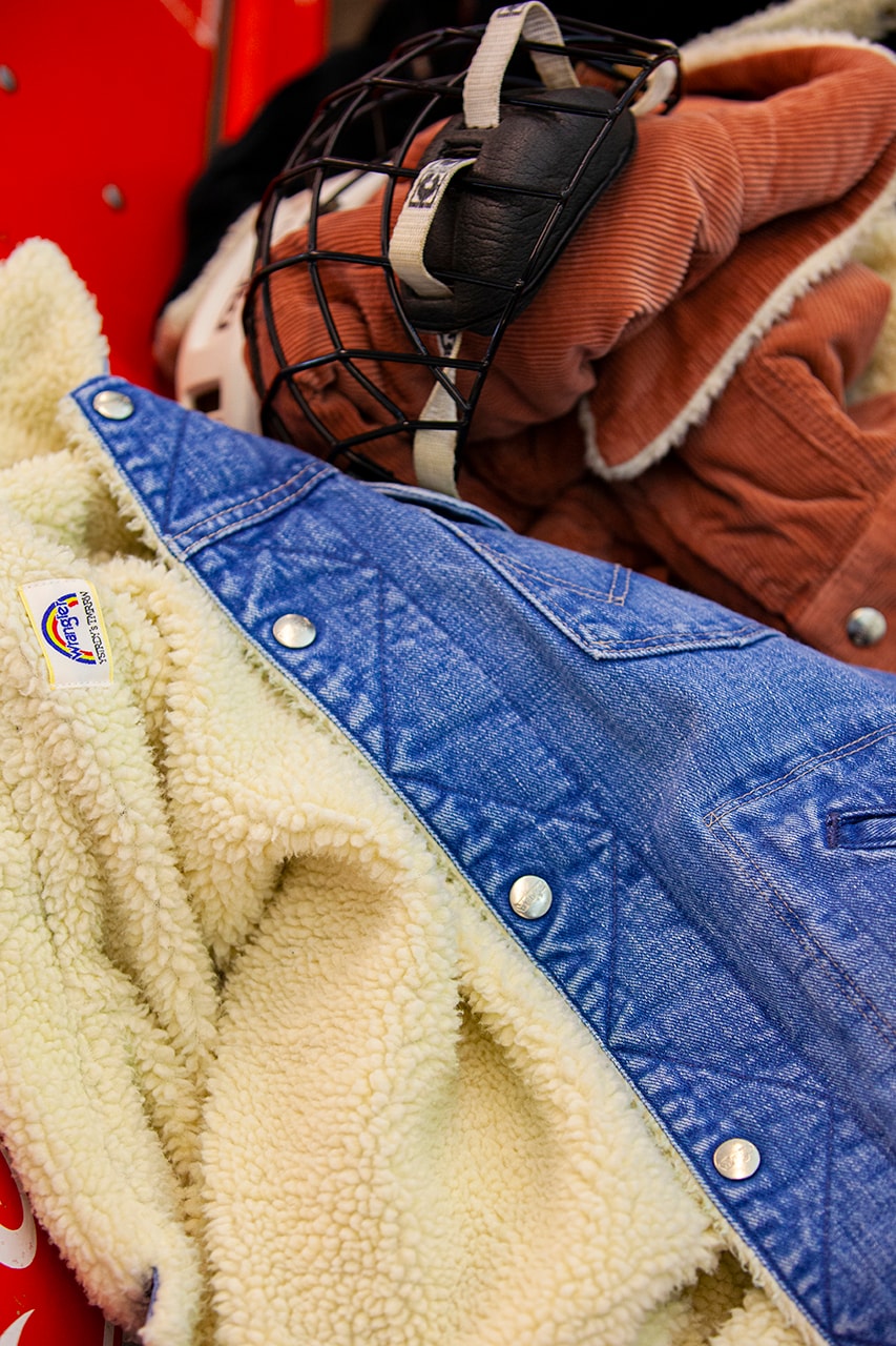 YSTRDY'S TMRRW x Wrangler Western Jacket & Pouch Fall Winter 2019 FW19 Collaboration Capsule Collection Release Information Drop Corduroy US Workwear Denim "Rodeo Boa" "Flea Market" Kazuya Sugano