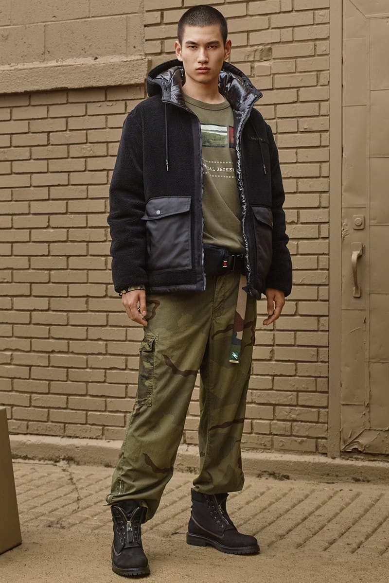 zara srpls collection 3 fall winter 2019 drop 1 release military wear uniform khaki cargos utilitarian men women children launch 