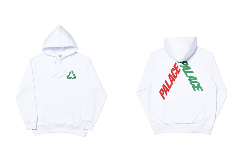 palace ultimo 2019 tops sweatshirts hoodies repeated P logo triferg sofar minimal buy cop purchase knitwear release information london lookbook