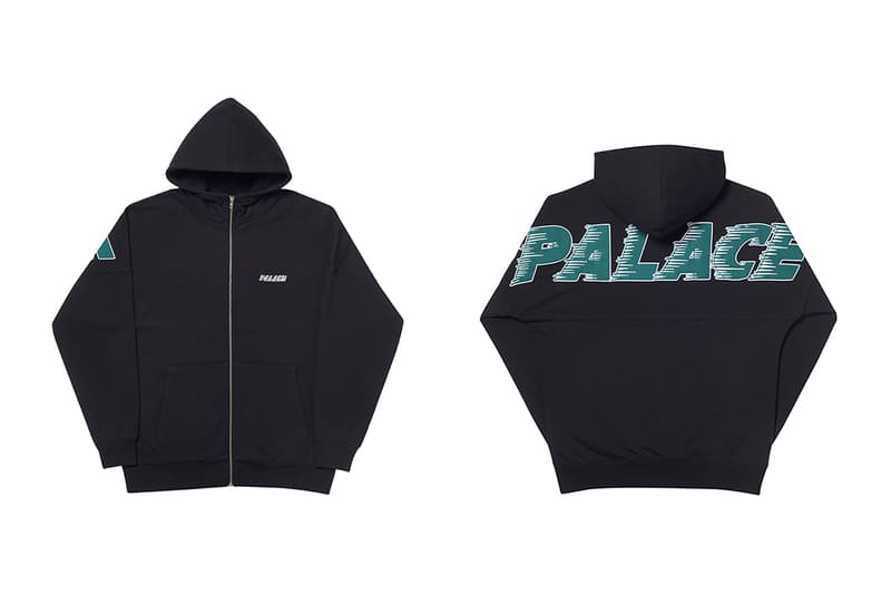 palace ultimo 2019 tops sweatshirts hoodies repeated P logo triferg sofar minimal buy cop purchase knitwear release information london lookbook