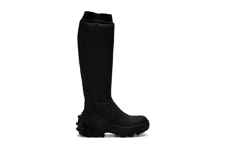 1017 ALYX 9SM Delivers Vibram-Equipped Rubberized Knee Boots for FW19