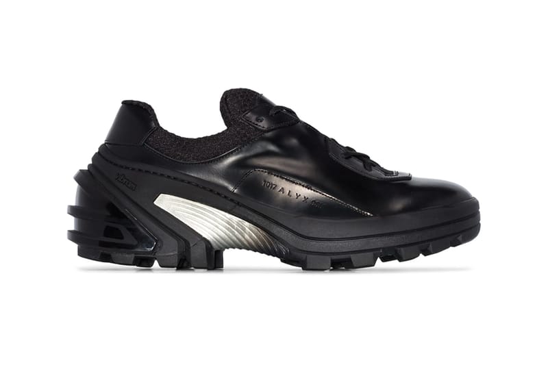 1017 ALYX 9SM's Leather Low Top Sneakers Features an Aggressive Vibram Sole
