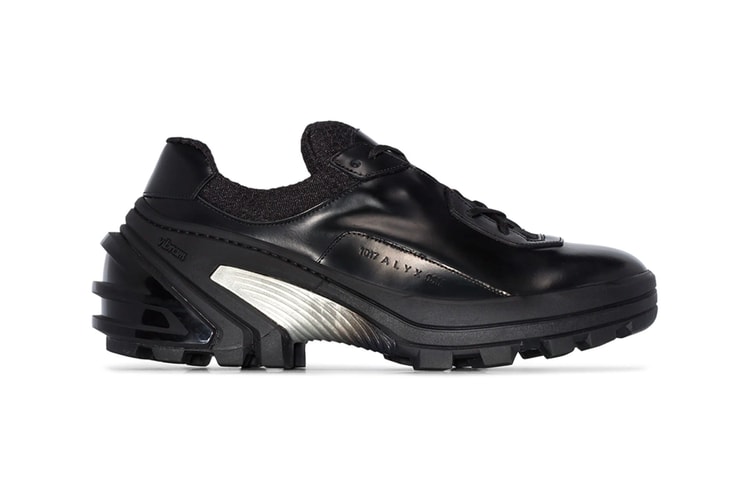 1017 ALYX 9SM's Leather Low Top Sneakers Features an Aggressive Vibram Sole