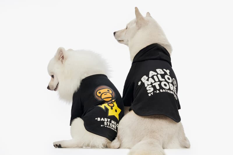 Baby Milo Pet Accessories Fall/Winter 2019 dogs cats camo print bape a bathing ape beds bags toys ape head