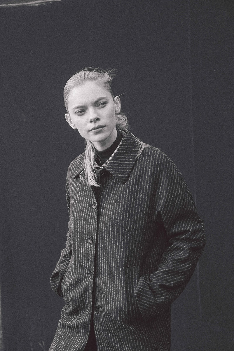 YMC Pre-Spring/Summer 2020 Collection Lookbook Menswear Womenswear Black Ecrus Tonal Clean Simple Minimalist Cashmere Merino Wool Shirts Jackets Trousers London UK Brand 