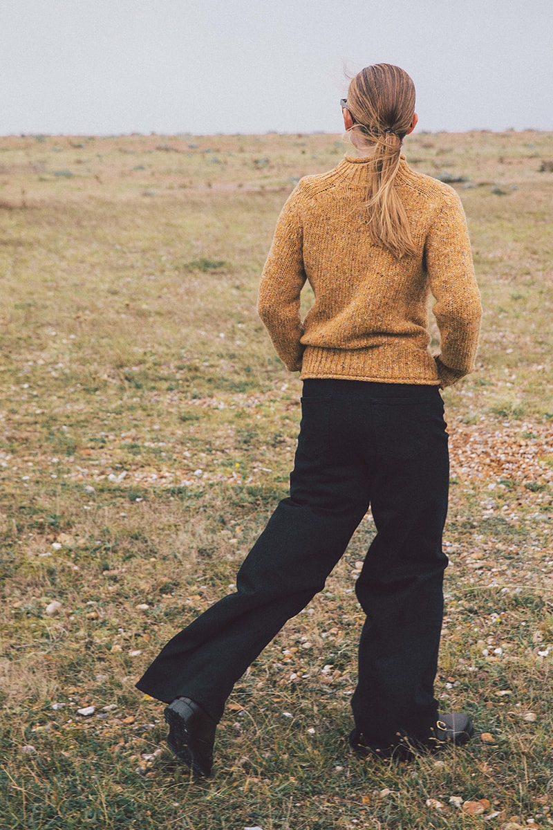 YMC Pre-Spring/Summer 2020 Collection Lookbook Menswear Womenswear Black Ecrus Tonal Clean Simple Minimalist Cashmere Merino Wool Shirts Jackets Trousers London UK Brand 