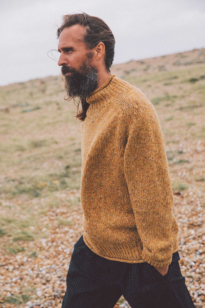 YMC Pre-Spring/Summer 2020 Collection Lookbook Menswear Womenswear Black Ecrus Tonal Clean Simple Minimalist Cashmere Merino Wool Shirts Jackets Trousers London UK Brand
