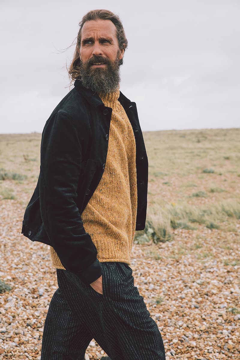 YMC Pre-Spring/Summer 2020 Collection Lookbook Menswear Womenswear Black Ecrus Tonal Clean Simple Minimalist Cashmere Merino Wool Shirts Jackets Trousers London UK Brand