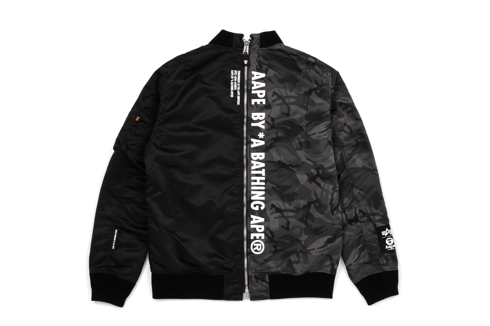 AAPE x Alpha Industries Fall/Winter 2019 Collection lookbooks outerwear jackets collaborations