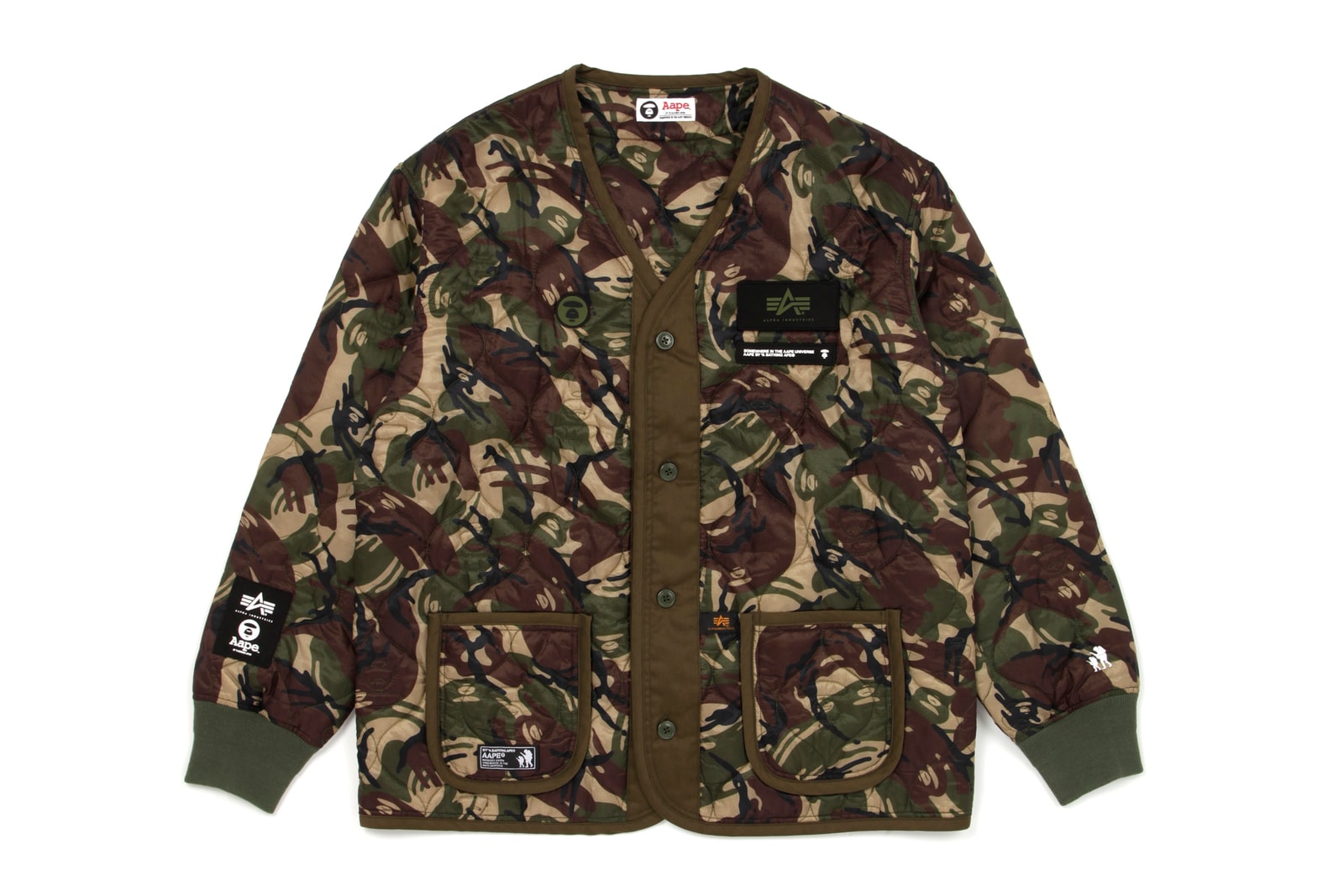 AAPE x Alpha Industries Fall/Winter 2019 Collection lookbooks outerwear jackets collaborations