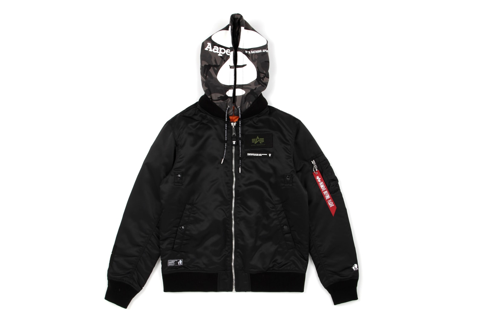 AAPE x Alpha Industries Fall/Winter 2019 Collection lookbooks outerwear jackets collaborations