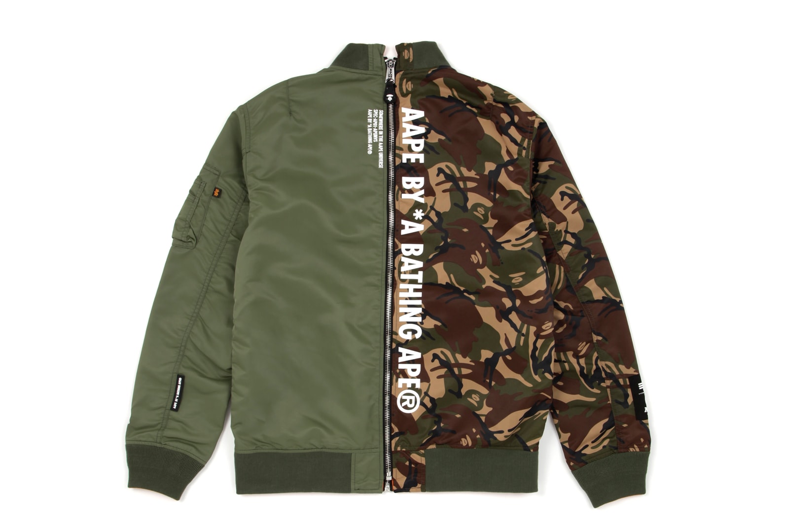 AAPE x Alpha Industries Fall/Winter 2019 Collection lookbooks outerwear jackets collaborations