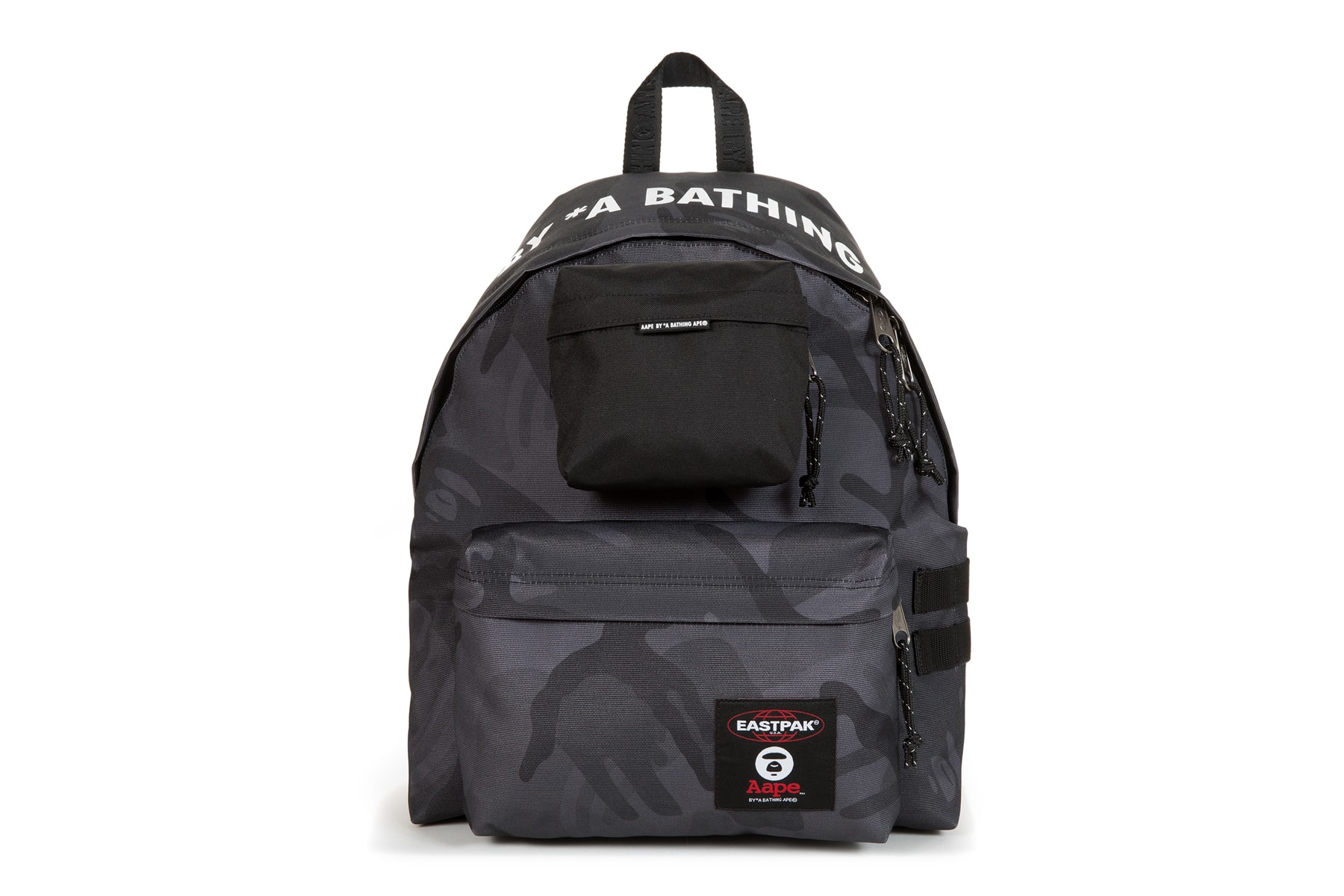 AAPE By A Bathing Ape Backpack With Camo Pocket In Red