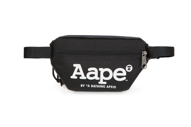 AAPE by A Bathing Ape x Eastpak Capsule bags accessories waist bags camo luggage black green carry all 