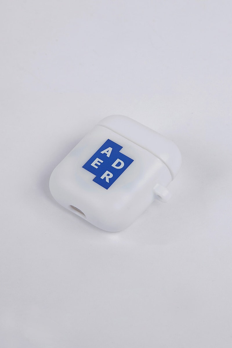 ADER error Airpod Cases Release First Look Translucent Jelly Signature Tetris Logo Brown Leather cinder cutting detail Trouser Ring Attachment Diagonal Branding But Near Missed Things Mainlabel White Clear  
