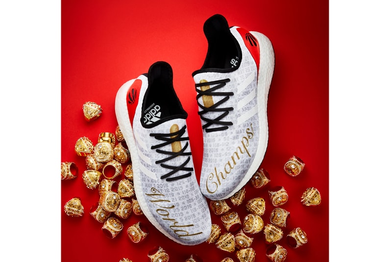 Toronto Raptors x adidas AM4 "World Champs" release info basketball 2019 nba championship kyle lowry adidas speedfactory three stripes