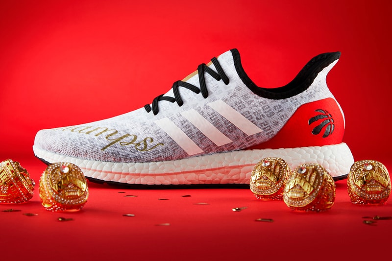 Toronto Raptors x adidas AM4 "World Champs" release info basketball 2019 nba championship kyle lowry adidas speedfactory three stripes