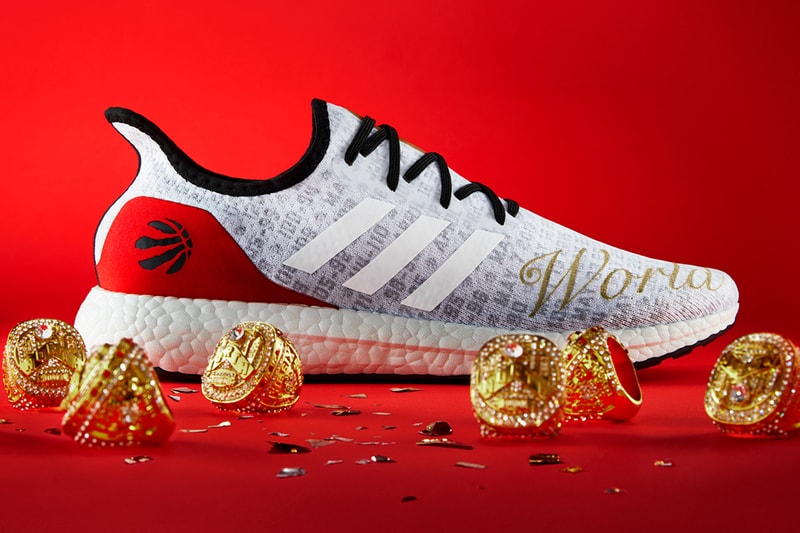 Toronto Raptors x adidas AM4 "World Champs" release info basketball 2019 nba championship kyle lowry adidas speedfactory three stripes