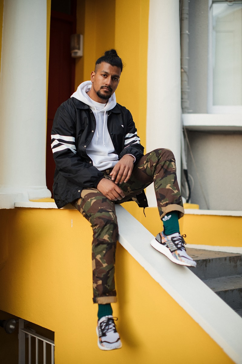 adidas and Foot Locker Drop SPEEDFACTORY AM4 ULTRABOOST CP LONDON Fashion Streetwear Graphic Desgin Jasmin Sehra
