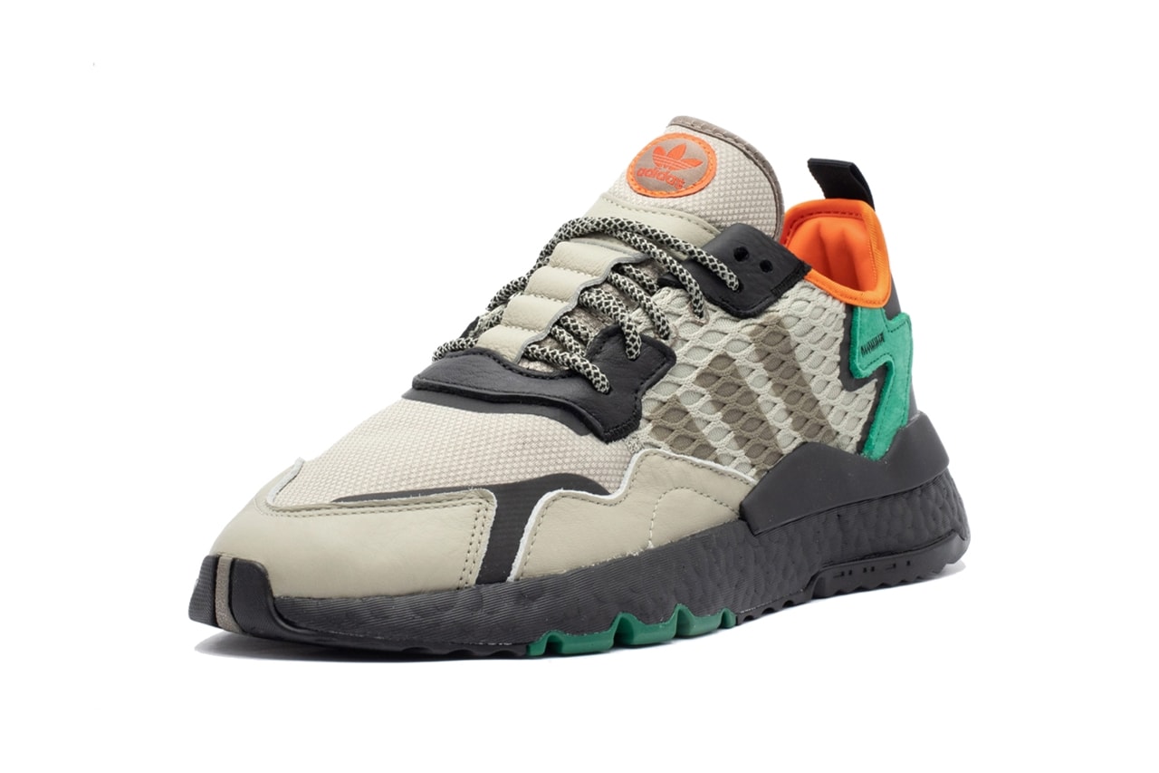 Adidas Nite Jogger Sesame Black Green Release Hypebeast