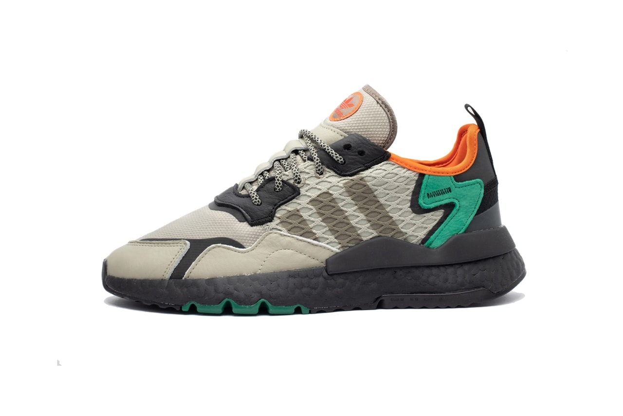 Adidas Nite Jogger Sesame Black Green Release Hypebeast