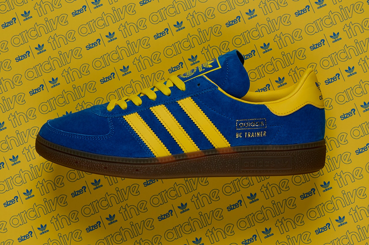 size adidas originals bc trainer handball 1970 blue yellow gum sole release information buy cop purchase casual trainer sneaker 1970s