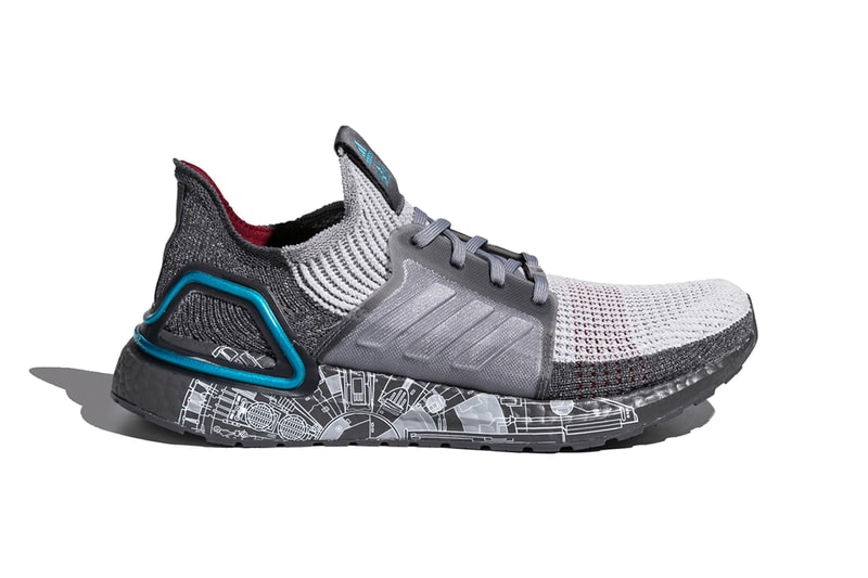 adidas ultraboost 19 S&L release information star wars millennium falcon x wing han solo Sesame/Active Orange/Carbon Fw0525 grey two five bright cyan Fw0536 buy cop purchase on foot look official