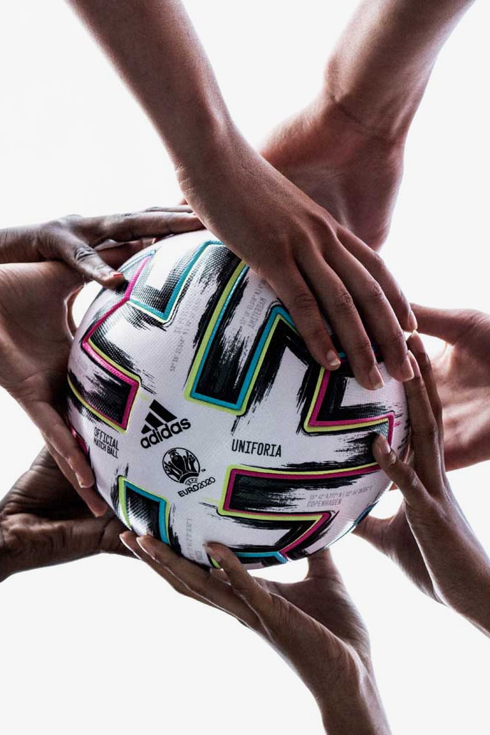 adidas "Uniforia" EURO 2020 Match Ball soccer football tournaments 60th anniversary three stripes