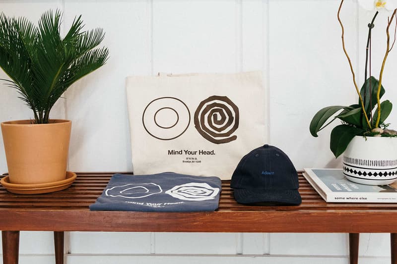 adsum new york mind your head graphic t-shirt tee cap tote bag accessories buy cop purchase store shop brooklyn