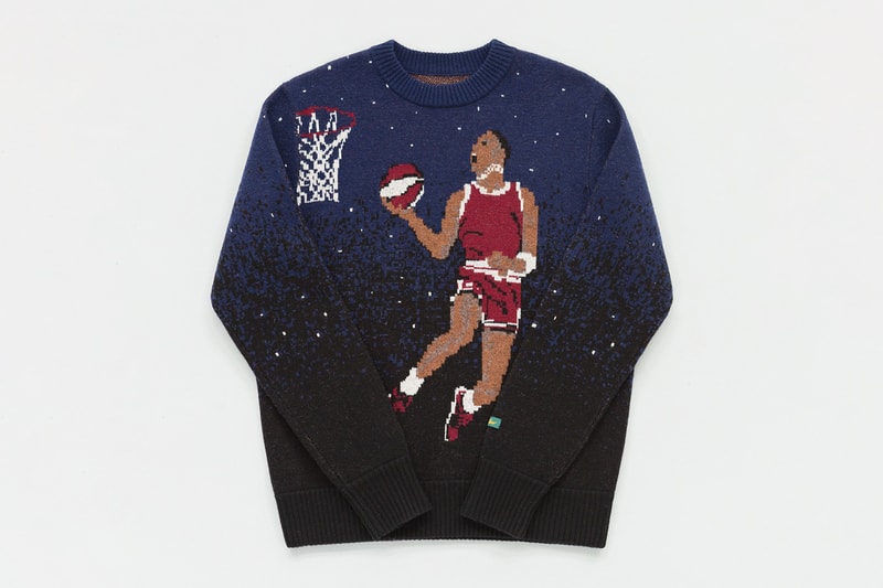 Aimé Leon Dore Third Fall/Winter 2019 Drop Collection Knits Sweaters Green Blue Black White Cream Beige John F. Kennedy JFK Michael Jordan Peregrine Falcons 
