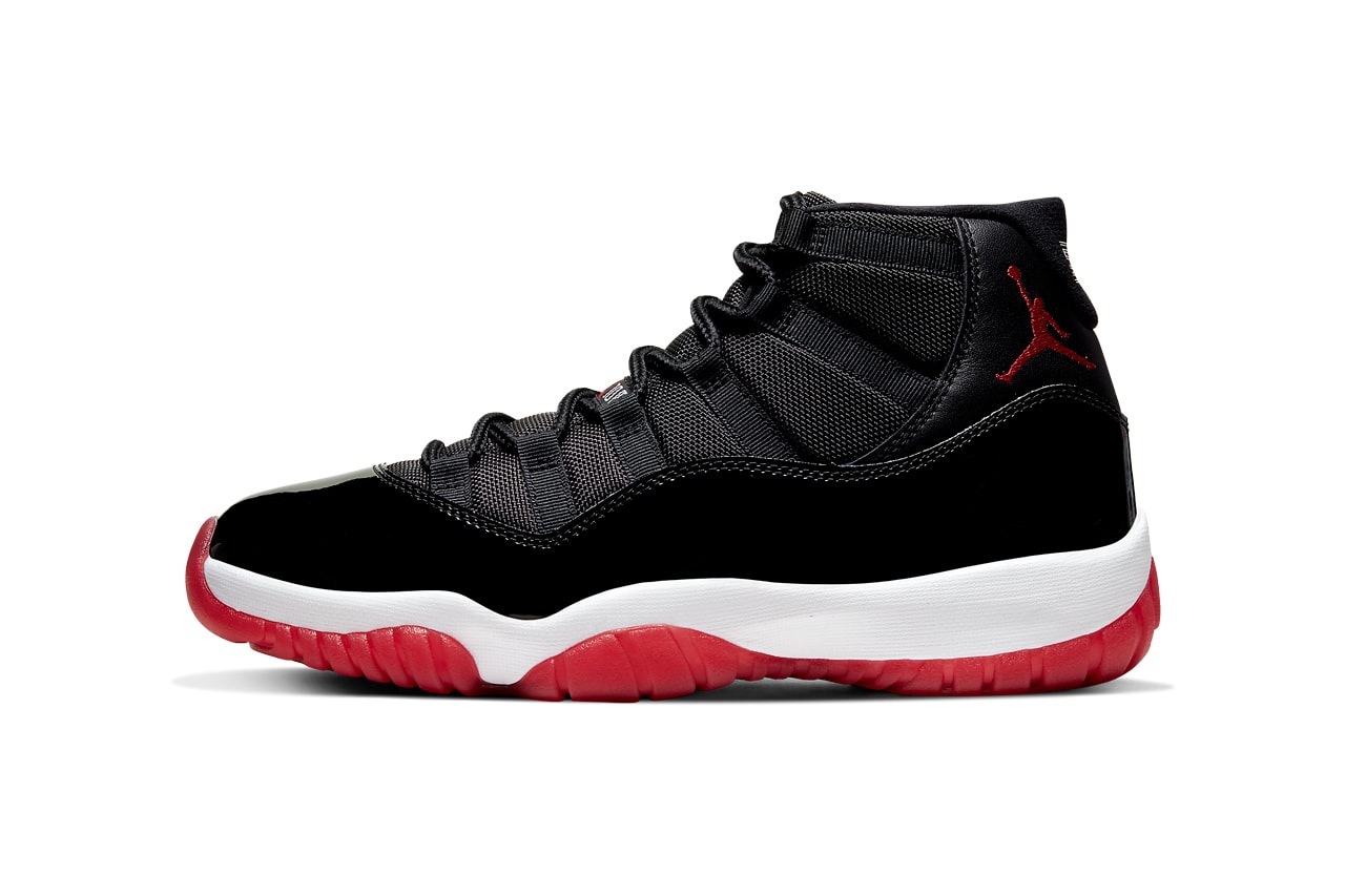 air jordan 11 bred black red patent leather 2019 378037 061 release date info photos price colorway sneaker shoe drop buy nike