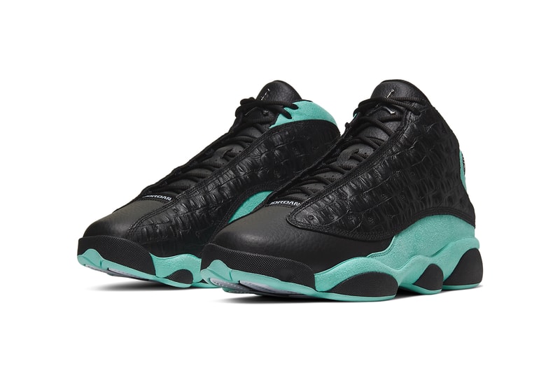 air jordan 13 island green black teal croc 414571 030 release date info photos price colorway november 9 2019
