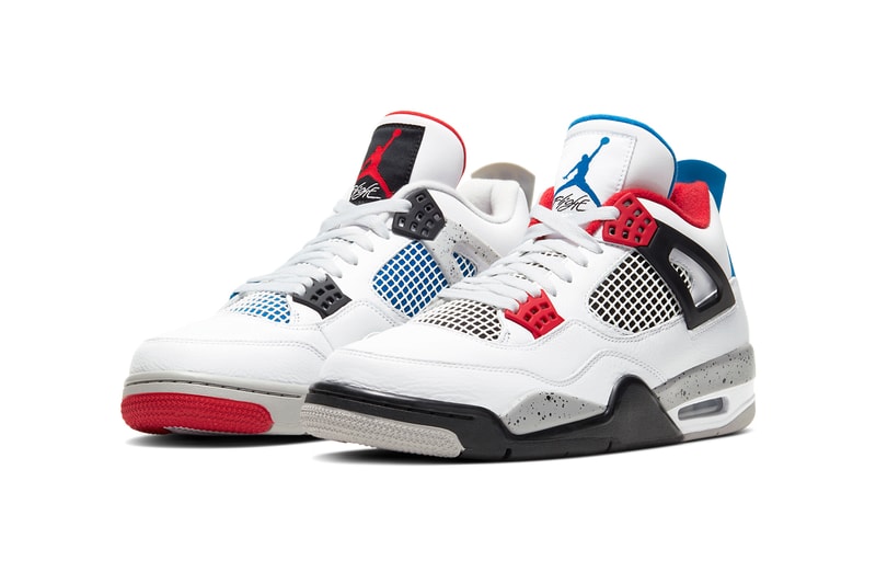 air jordan 4 what the release date info photos price CI1184-146 military blue bred white cement fire red