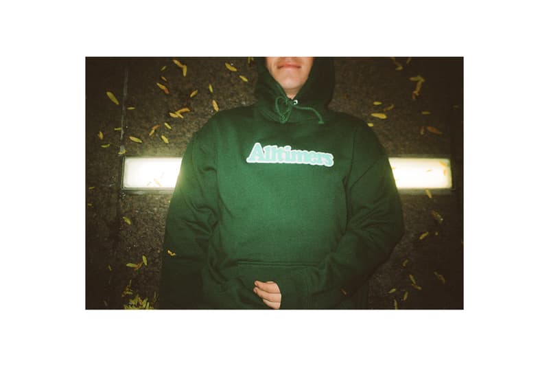Alltimers Holiday 2019 Lookbook Collection Sweatshirts Hoodies Longsleeves Hats Soap Dispenser Beanies Puffer Jackets White Black Red Green Purple Blue Flowers