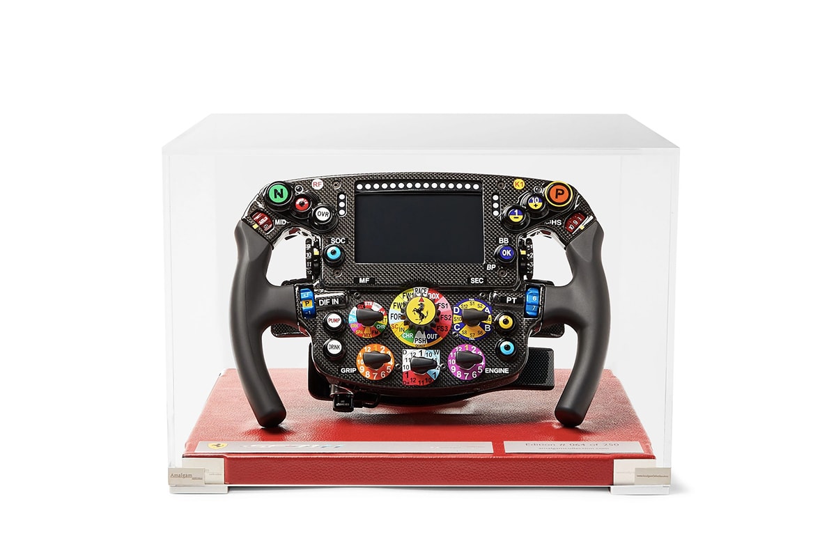 Amalgam Collection Launches Ferrari SF71H F1 1:1 Model Steering Wheel replica World Champions Messrs Sebastian Vettel Kimi Räikkönen