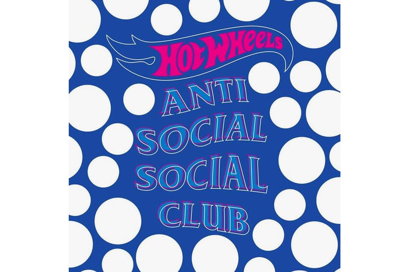 Anti Social Social Club Teases Hot Wheels Collaborations toy cars clothing 