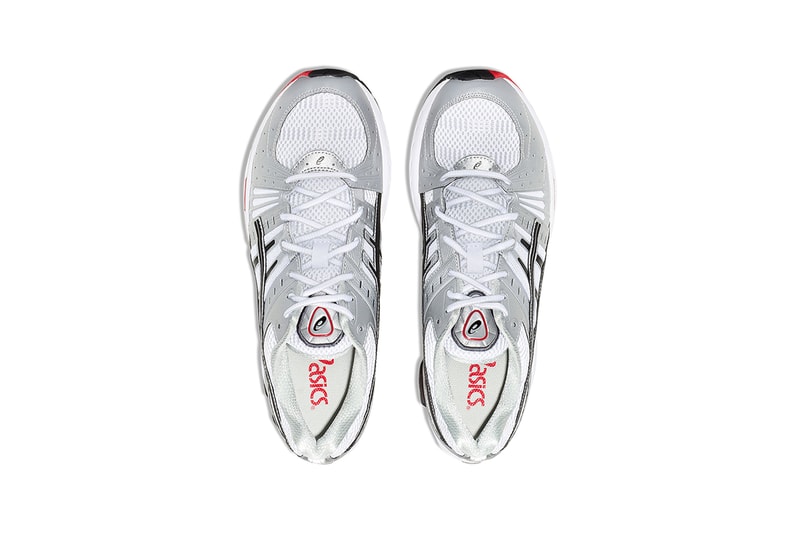 ASICS GEL-Kinsei OG "White/Black/Red" Release Information Cop Online Browns Menswear Footwear Sneakers Japan Original Colorway Silver Impact Guidance System ORTHOLITE sockliner TRUSSTIC SYSTEM
