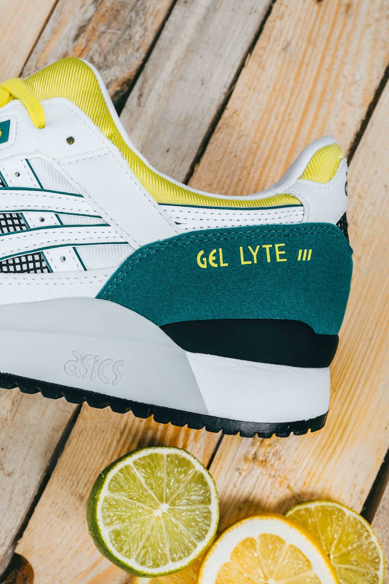 asics gel lyte 3 og citrus white green yellow release date info photos price 1191A266 100 2019 1989