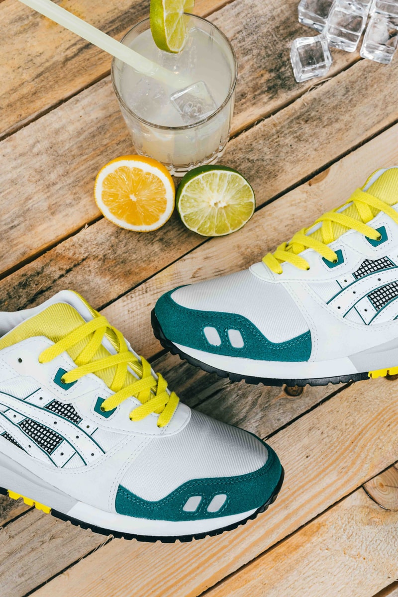asics gel lyte 3 og citrus white green yellow release date info photos price 1191A266 100 2019 1989
