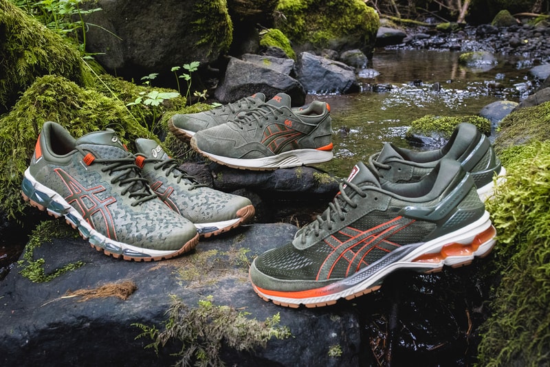 asics gel lyte quantum 360 trail 5 flight jacket olive orange neon 1021A268 1191A299 mantle release date info photos price  5 outdoor GEL-Lyte V GEL-Kayano 26 GEL-Quantum 360 5 Trail