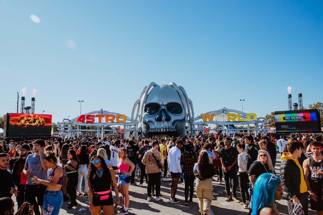 Travis Scott's Astroworld Festival 2019 Recap photos event events activations nike planetarium ferris wheel carousel performers megan thee stallion kanye west pharrell williams marilyn manson dj screw houston texas paul wall bun b migos offset young thug sheck wes rosalia