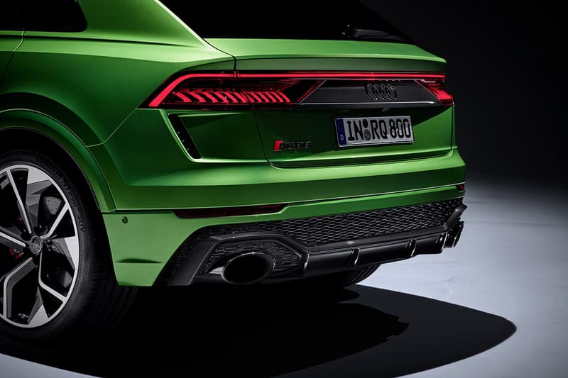 Audi RSQ8 Unveiled LA Auto Show Los Angeles International 592 BHP 590 Lb-Ft Torque V8 Lamborghini Twin Turbo Cylinder Adjust 0-60 MPH 3.8 Seconds First Look German 4x4 SUV Luxury