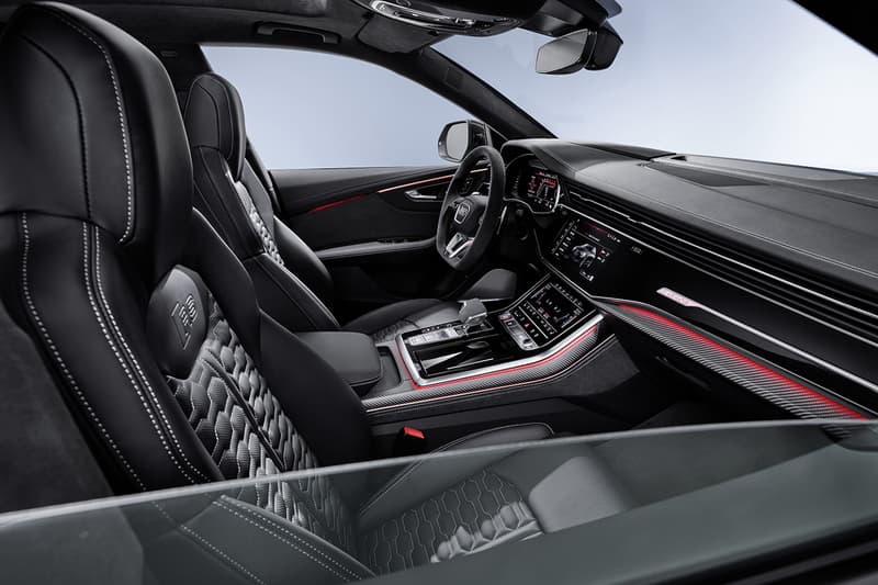 Audi RSQ8 Unveiled LA Auto Show Los Angeles International 592 BHP 590 Lb-Ft Torque V8 Lamborghini Twin Turbo Cylinder Adjust 0-60 MPH 3.8 Seconds First Look German 4x4 SUV Luxury