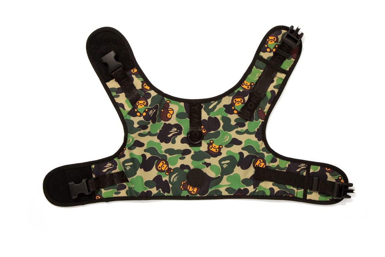 BAPE®️から2019年秋冬ペットコレクションが登場 Baby Milo Pet Accessories Fall/Winter 2019 dogs cats camo print bape a bathing ape beds bags toys ape head