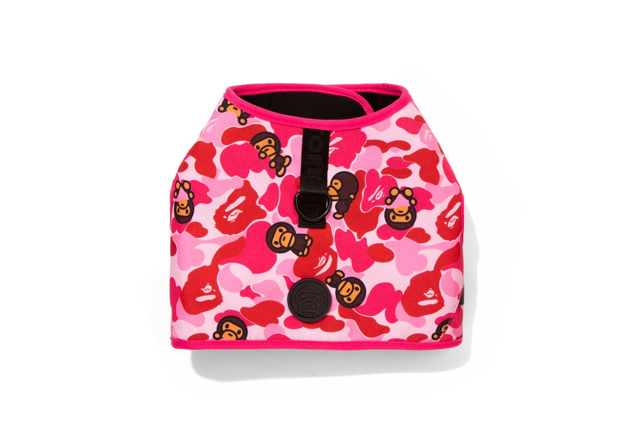 BAPE®️から2019年秋冬ペットコレクションが登場 Baby Milo Pet Accessories Fall/Winter 2019 dogs cats camo print bape a bathing ape beds bags toys ape head