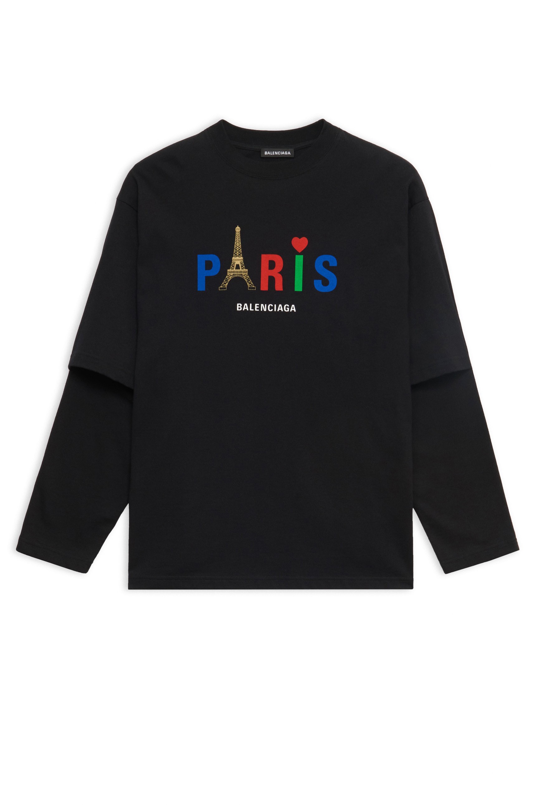 Balenciaga Eiffel Tower Fall Winter 2019 Items paris red white blue black jacket hoodie shirts