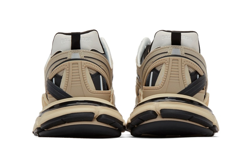 Balenciaga Track.2 "Beige/Black" Colorway Release  sneakers triple S footwear chunky style desert Barchan kicks hypebeast ssense style shopping 