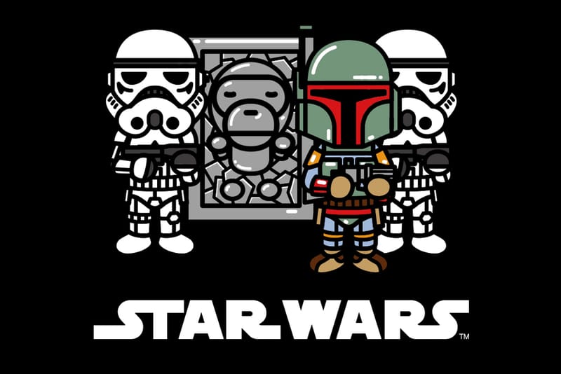 bathing ape star wars t shirt