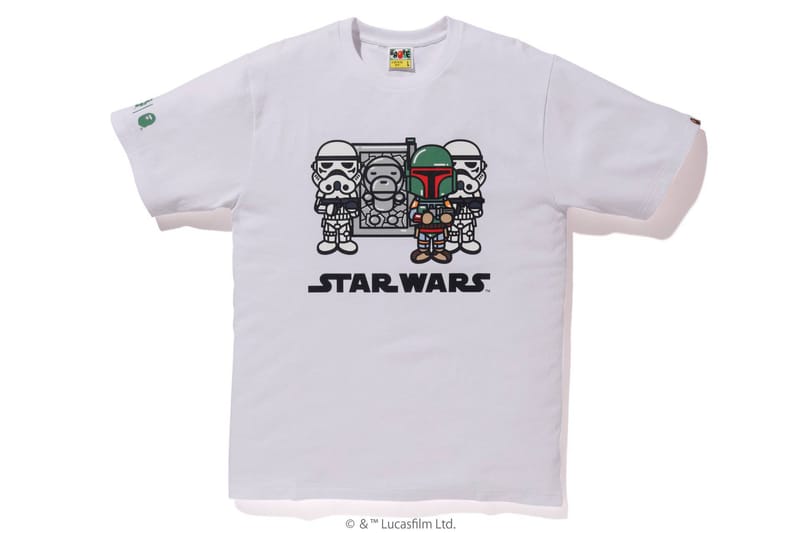 bathing ape star wars t shirt